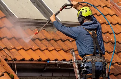 Démoussage et hydrofuge de toiture à Montrevel